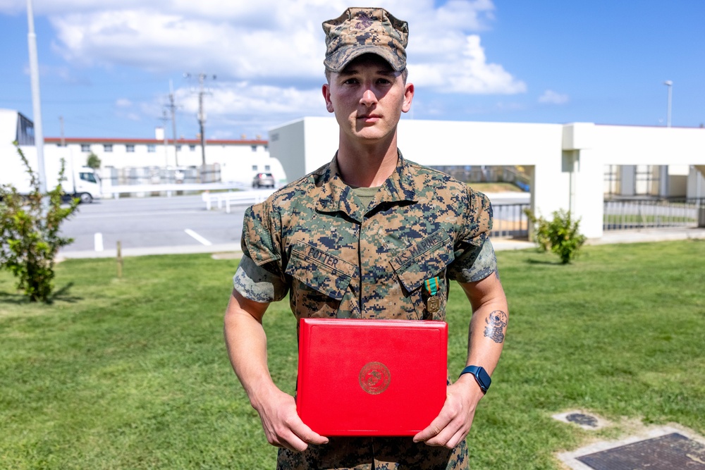 Marines Awarded the Navy and Marine Corps Achievement Medal for Life Saving Actions