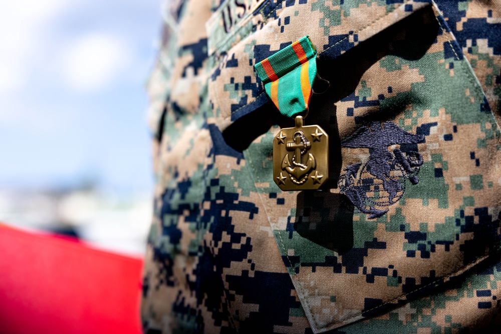 Marines Awarded the Navy and Marine Corps Achievement Medal for Life Saving Actions