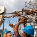 Replenishment-at-Sea aboard the USS Cole