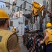 Replenishment-at-Sea aboard the USS Cole