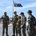 HMAS Sydney Port Visit to White Beach Naval Facility