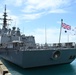 HMAS Sydney Port Visit to White Beach Naval Facility