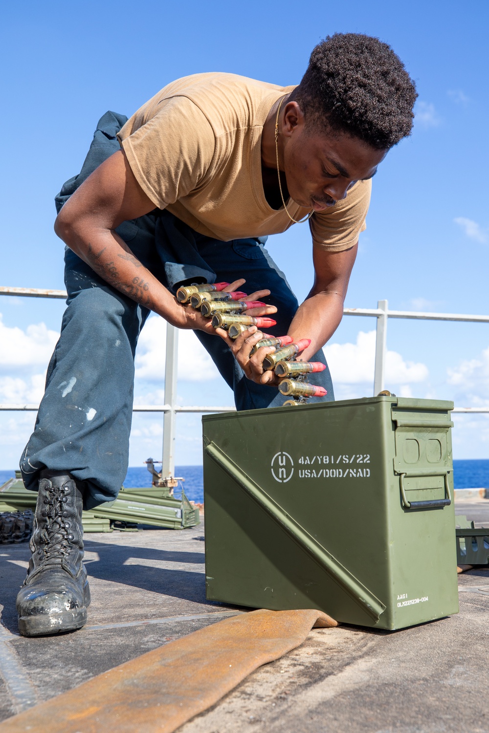 Routine Maintenance aboard the USS Cole