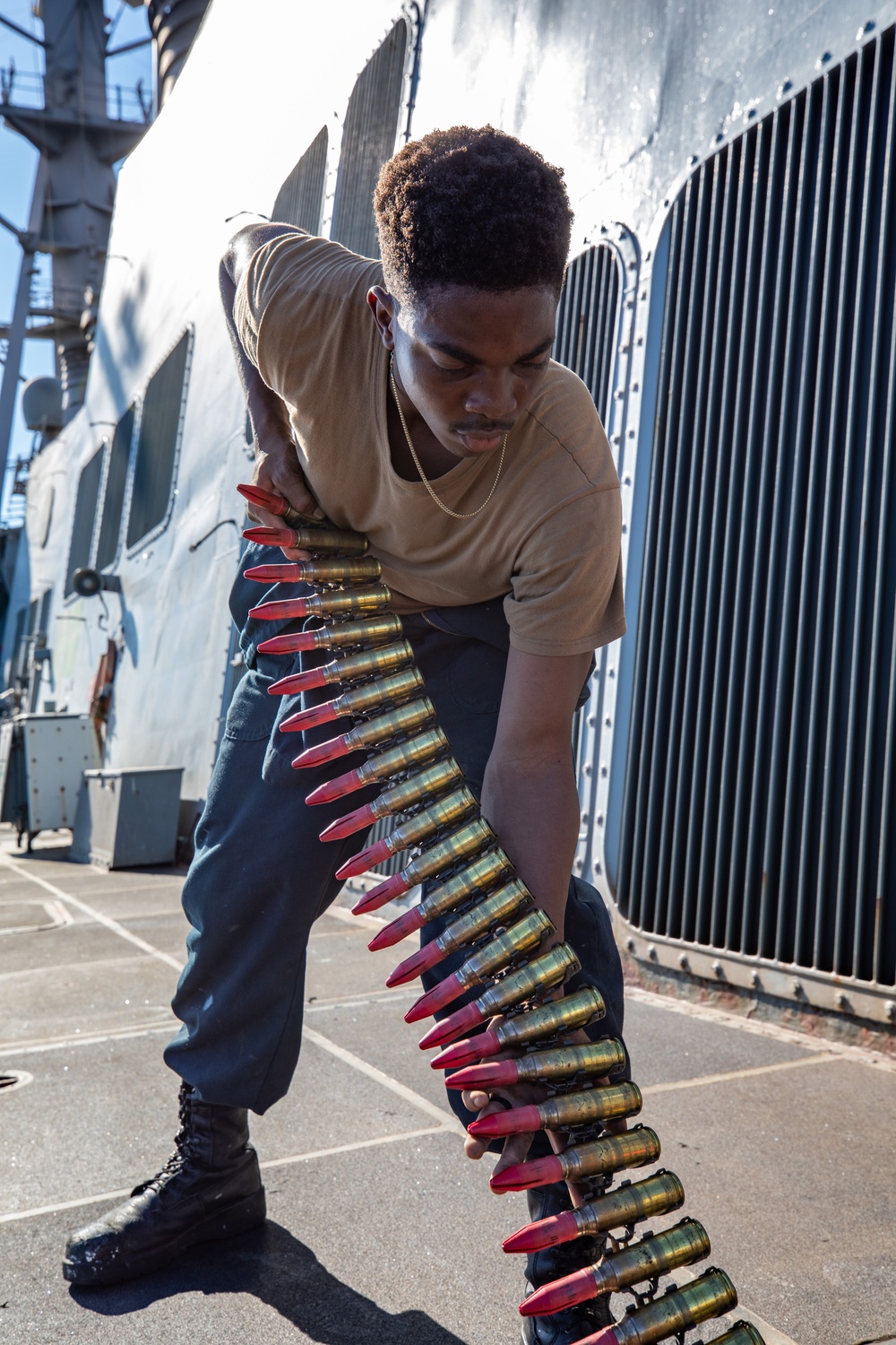 Routine Maintenance aboard the USS Cole