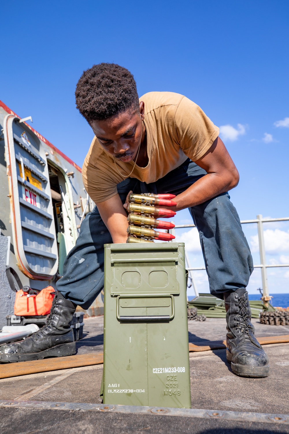 Routine Maintenance aboard the USS Cole