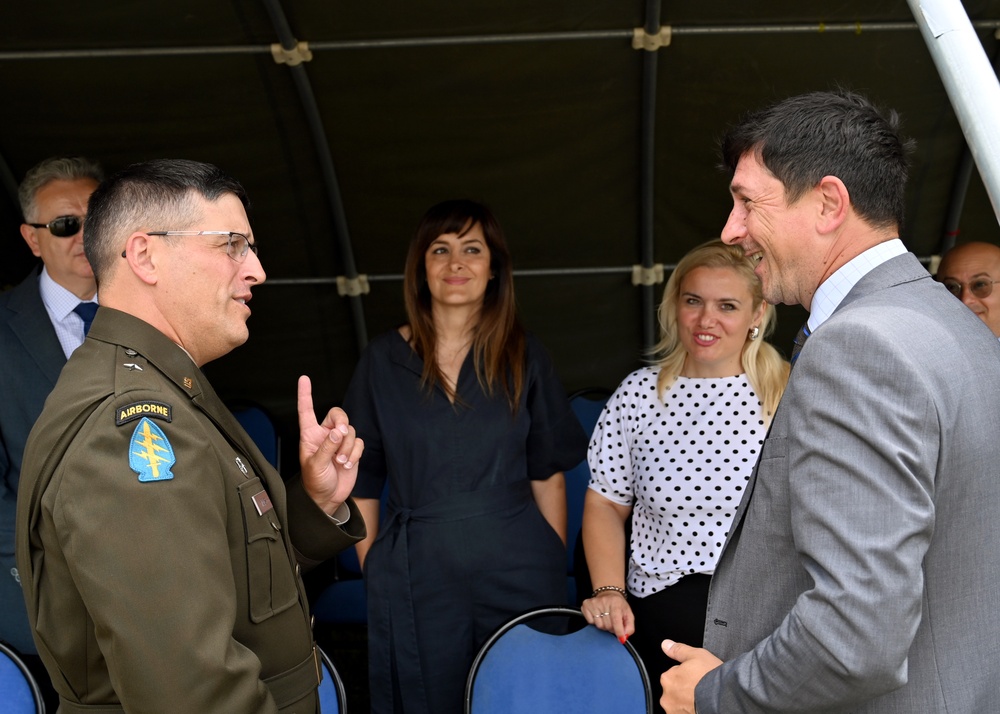 Rajlovac Barracks Opening Ceremony