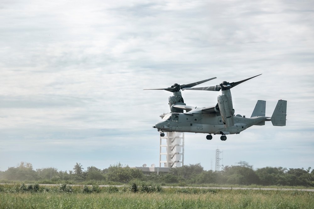 U.S., Philippine Marines Finish loading MV-22 Ospreys in Laoag to Support Relief Efforts Alongside Philippine Allies