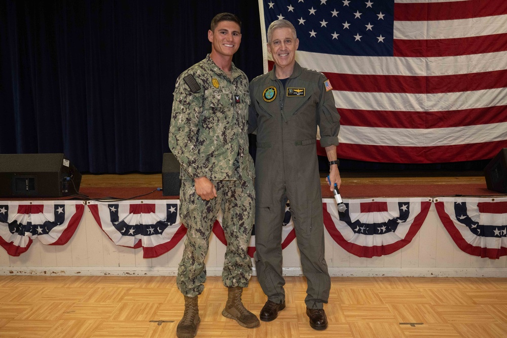 Adm. Steve Koehler, commander, U.S. Pacific Fleet, tours Diego Garcia