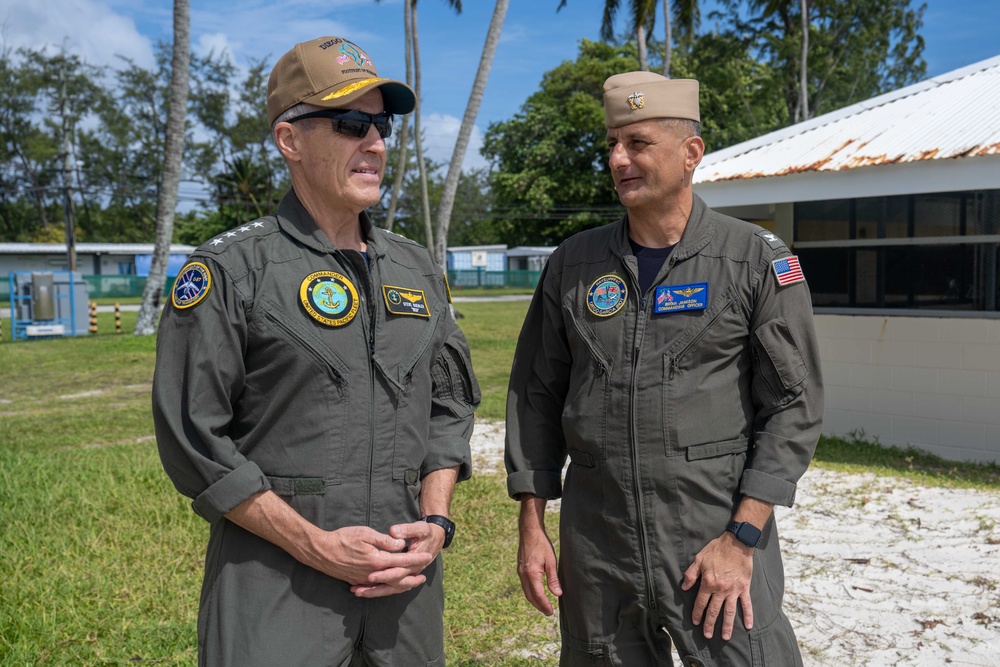 Adm. Steve Koehler, commander, U.S. Pacific Fleet, tours Diego Garcia