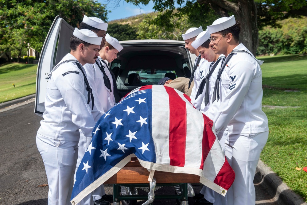 SEA2 John George Bock Jr. Interment Ceremony at NMCP