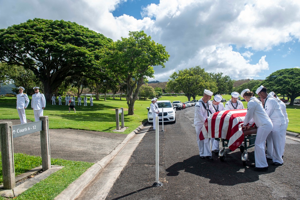 SEA2 John George Bock Jr. Interment Ceremony at NMCP
