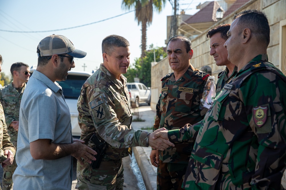 Peshmerga 3rd and 4th Division Command Post Exercise