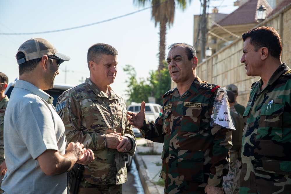 Peshmerga 3rd and 4th Division Command Post Exercise