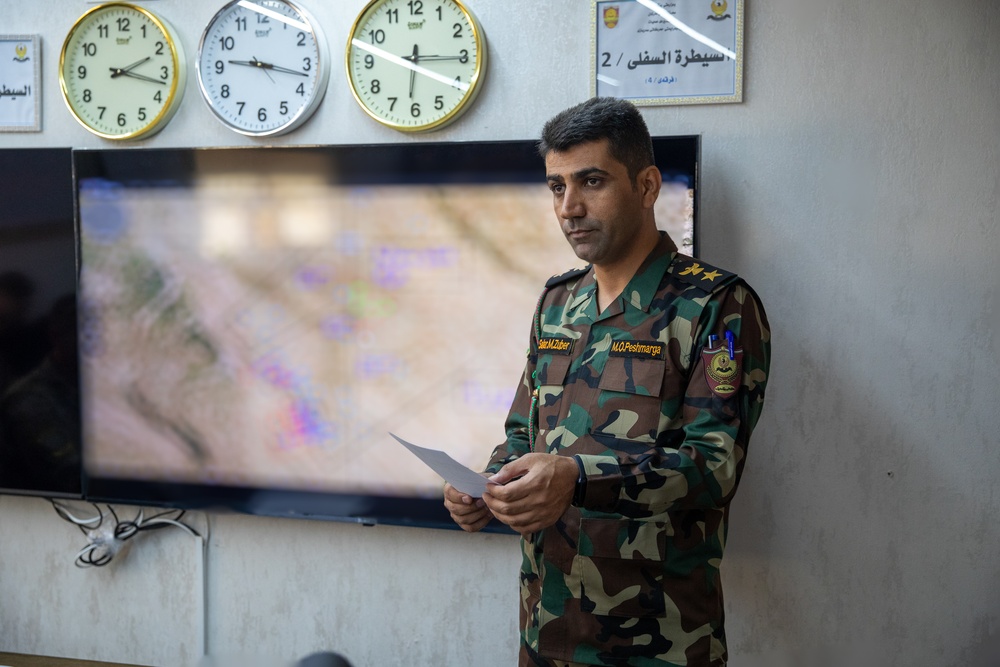 Peshmerga 3rd and 4th Division Command Post Exercise