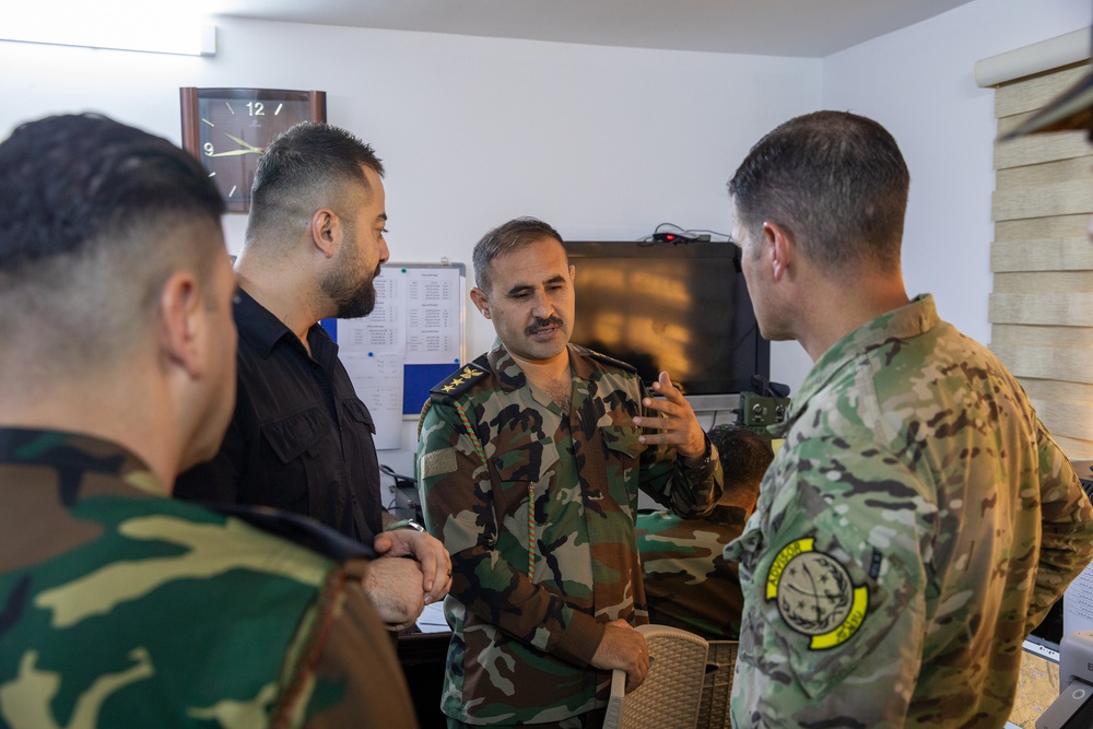 Peshmerga 3rd and 4th Division Command Post Exercise