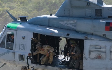 Multi-Purpose Canines Conduct Amphibious and Aerial Fast-Roping Training