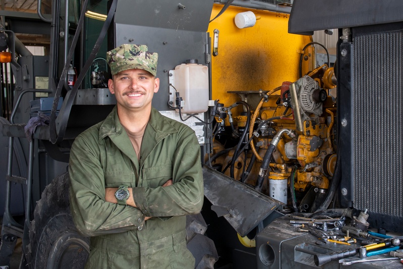 SEABEE IN THE SPOTLIGHT: Construction Mechanic 2nd Class Gerould Scot, NMCB 27