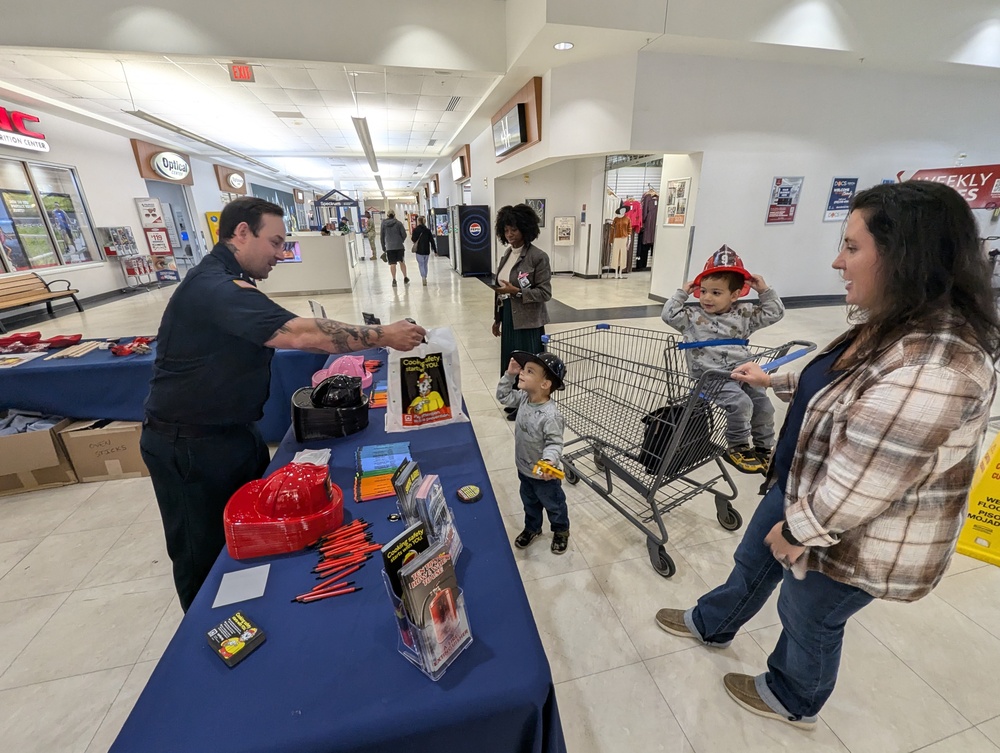 Fort Drum fire personnel promote safety during Fire Prevention Week