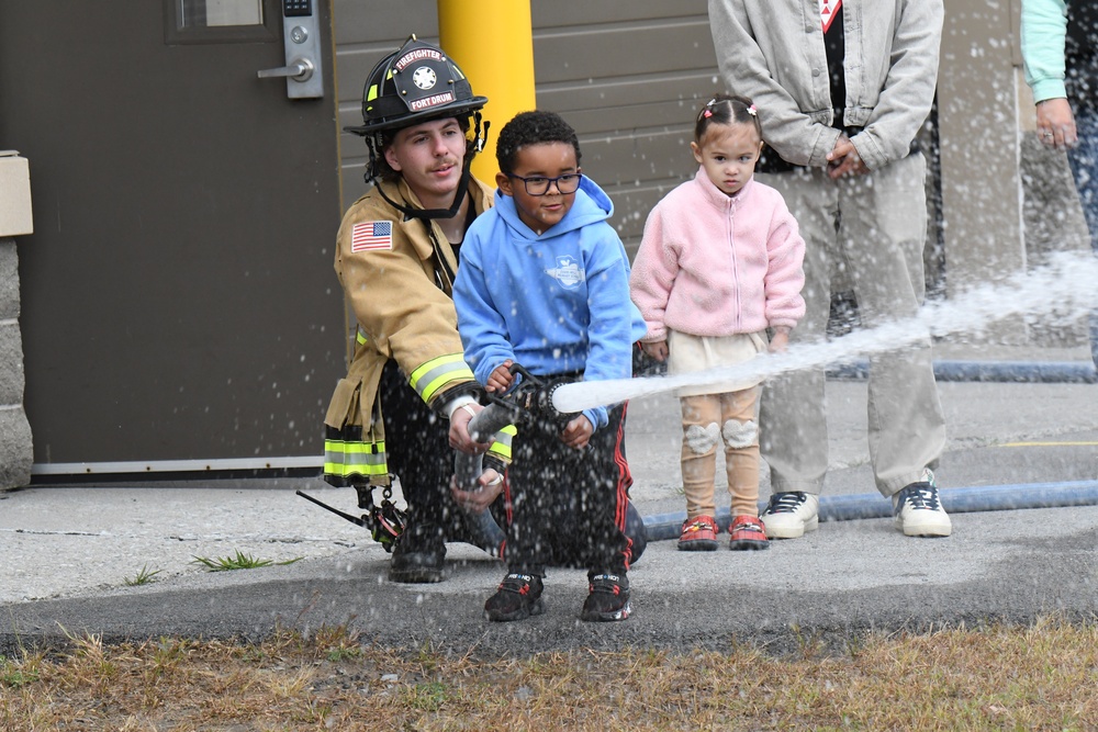 Fort Drum fire personnel promote safety during Fire Prevention Week