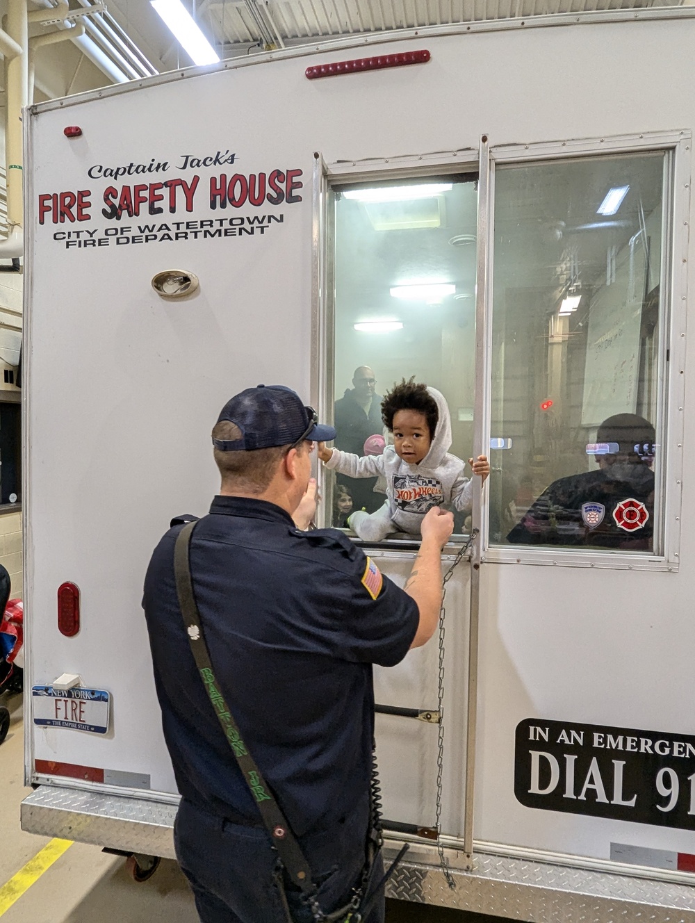 Fort Drum fire personnel promote safety during Fire Prevention Week