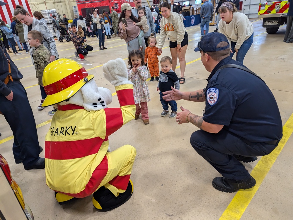 Fort Drum fire personnel promote safety during Fire Prevention Week