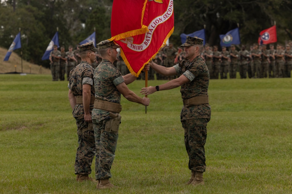 Upholding Tradition: 3rd Battalion, 2d Marine Regiment, 2d Marine Division Change of Command Ceremony