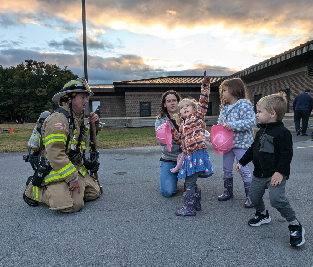 Fort Drum fire personnel promote safety during Fire Prevention Week