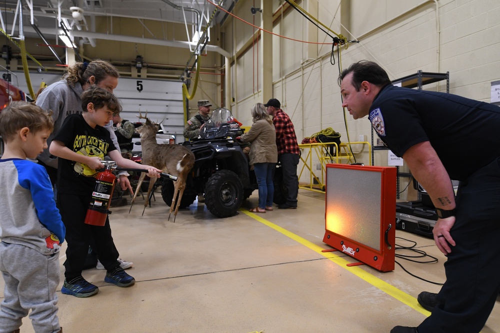 Fort Drum fire personnel promote safety during Fire Prevention Week