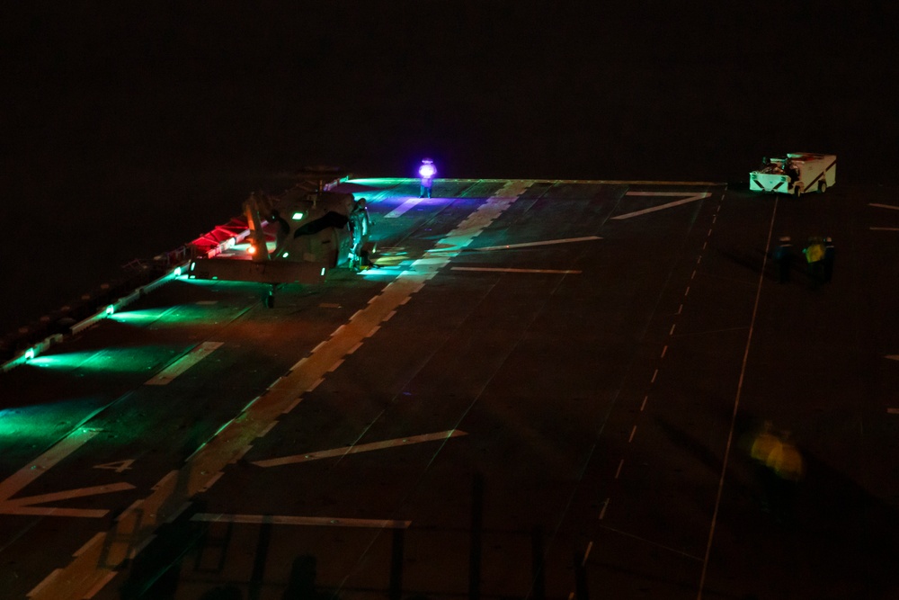 Flight Operations onboard USS Iwo Jima