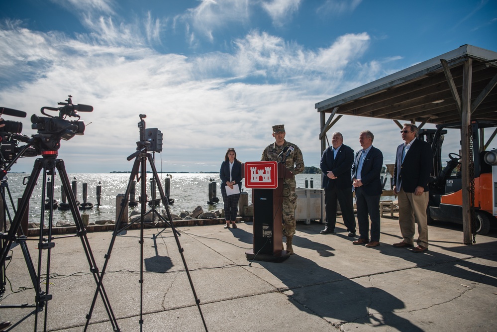 U.S. Army Corps of Engineers awards $40 million contract for Chesapeake Bay restoration project