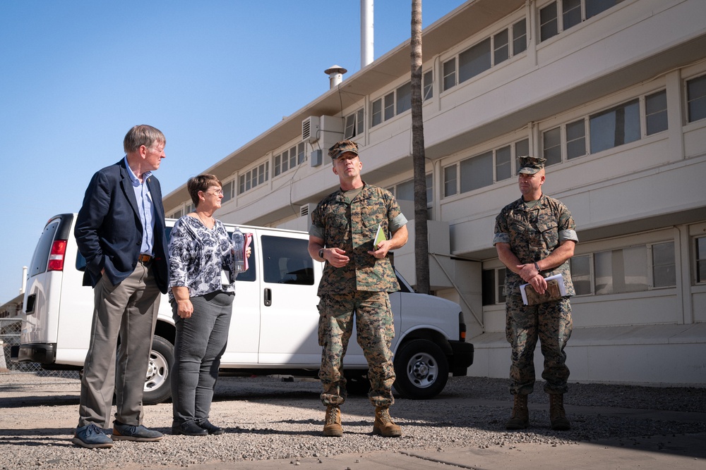 Arizona U.S. Congressman Paul Gosar tours MCAS Yuma