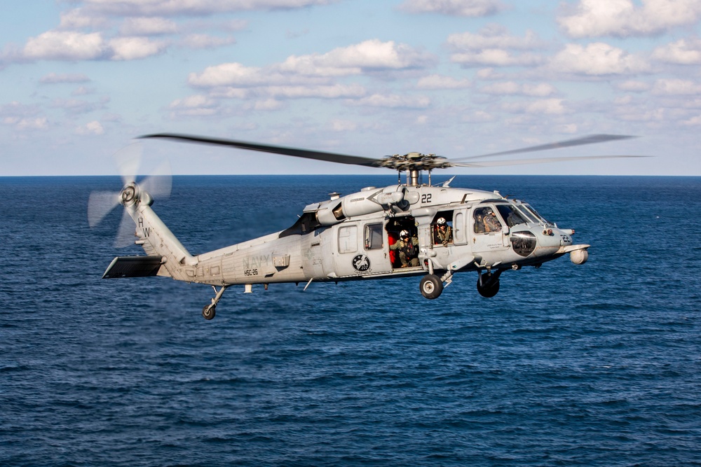 Flight Operations onboard USS Iwo Jima