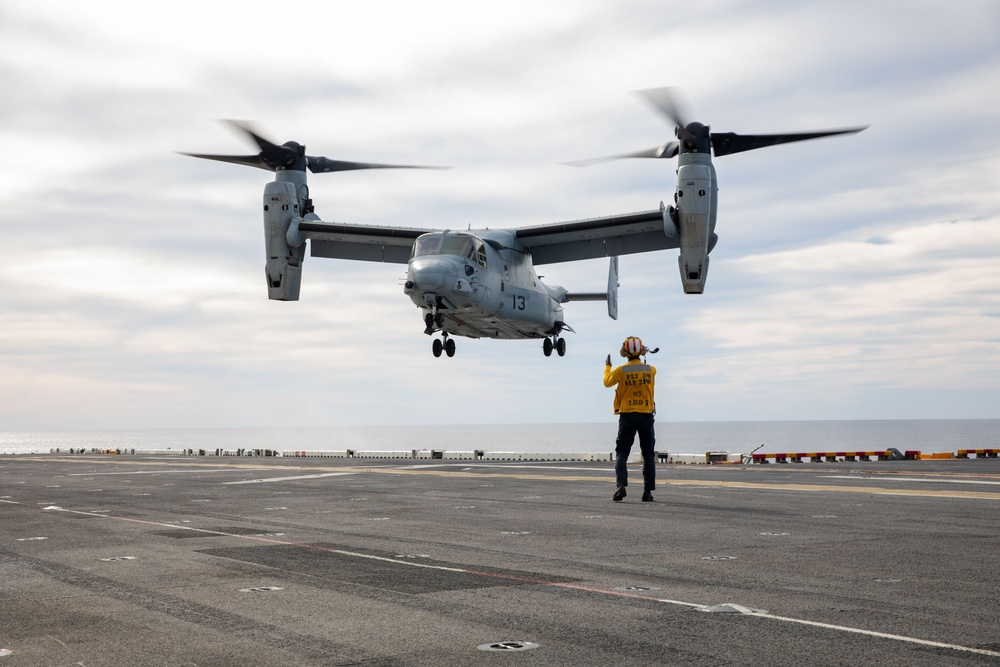 Flight Operations onboard USS Iwo Jima