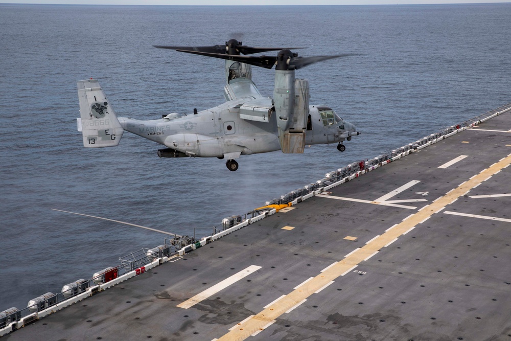 Flight Operations onboard USS Iwo Jima