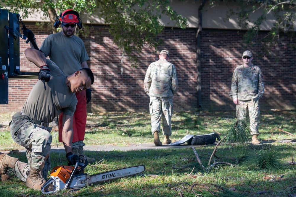 Moody AFB recovers from Hurricane Helene