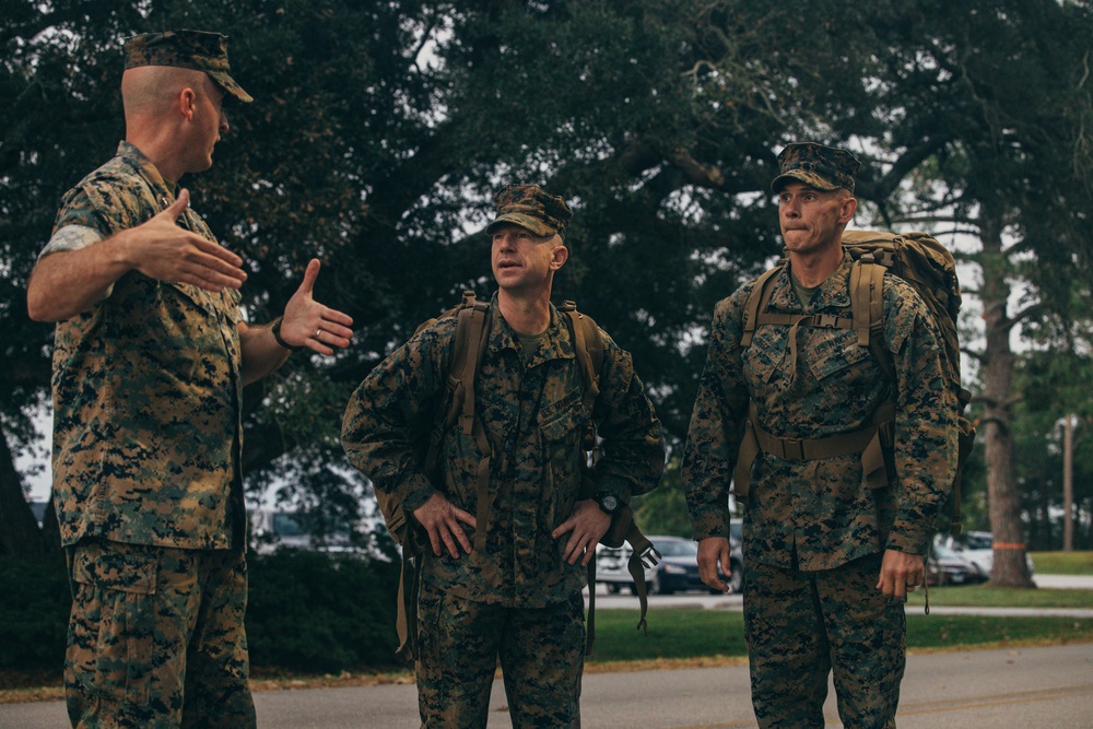 II MEF Marines Participate in Suicide Prevention Ruck