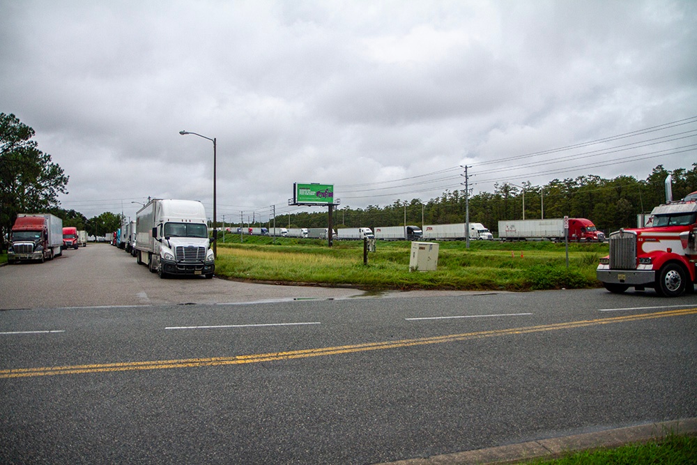 Units of the 927th Combat Sustainment Support Battalion prepare for Hurricane Milton at SLRC