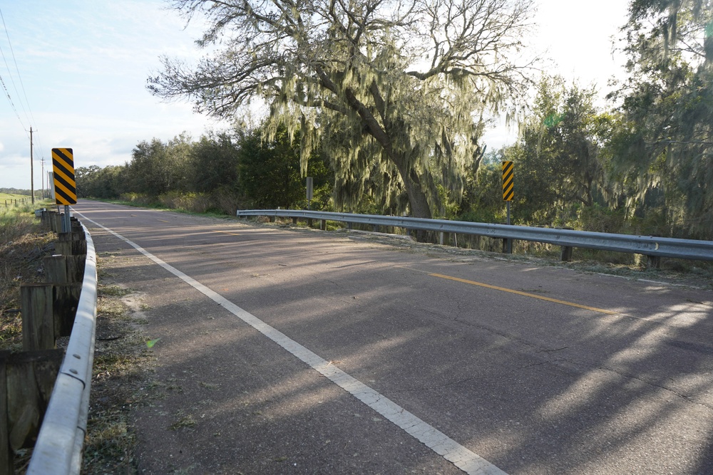 U.S. Army Corps of Engineers and South Florida Water Management work tirelessly to set up a pump system at Medard Reservoir to aid the flow of water to prevent flooding following Hurricane Milton on Oct. 10, 2024.