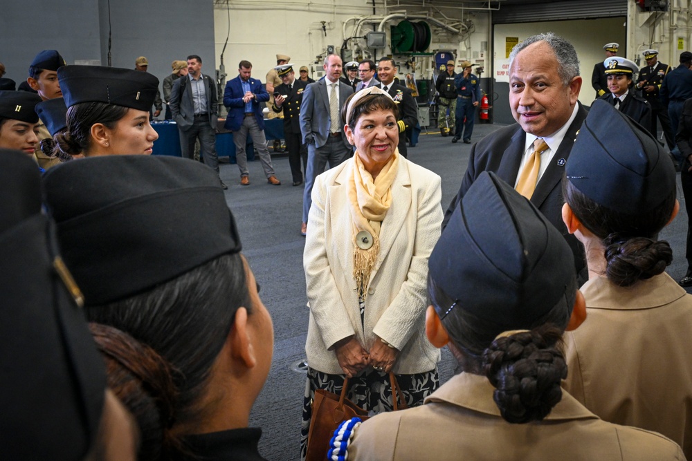 SECNAV Visits USS Tripoli (LHA 7) During San Francisco Fleet Week 2024