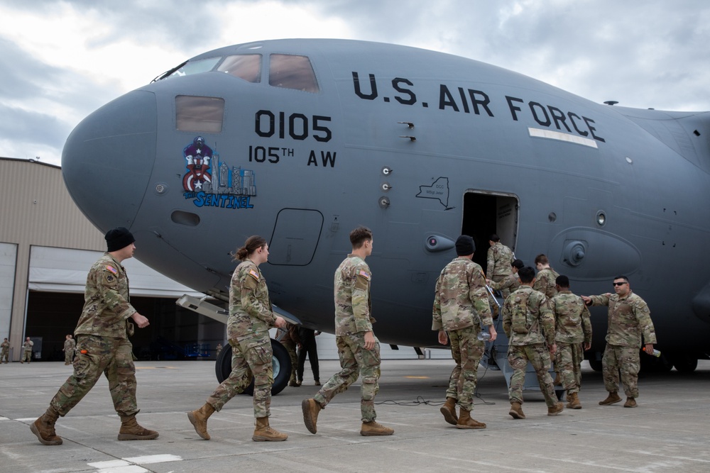 New York National Guard Soldiers deploy to Florida