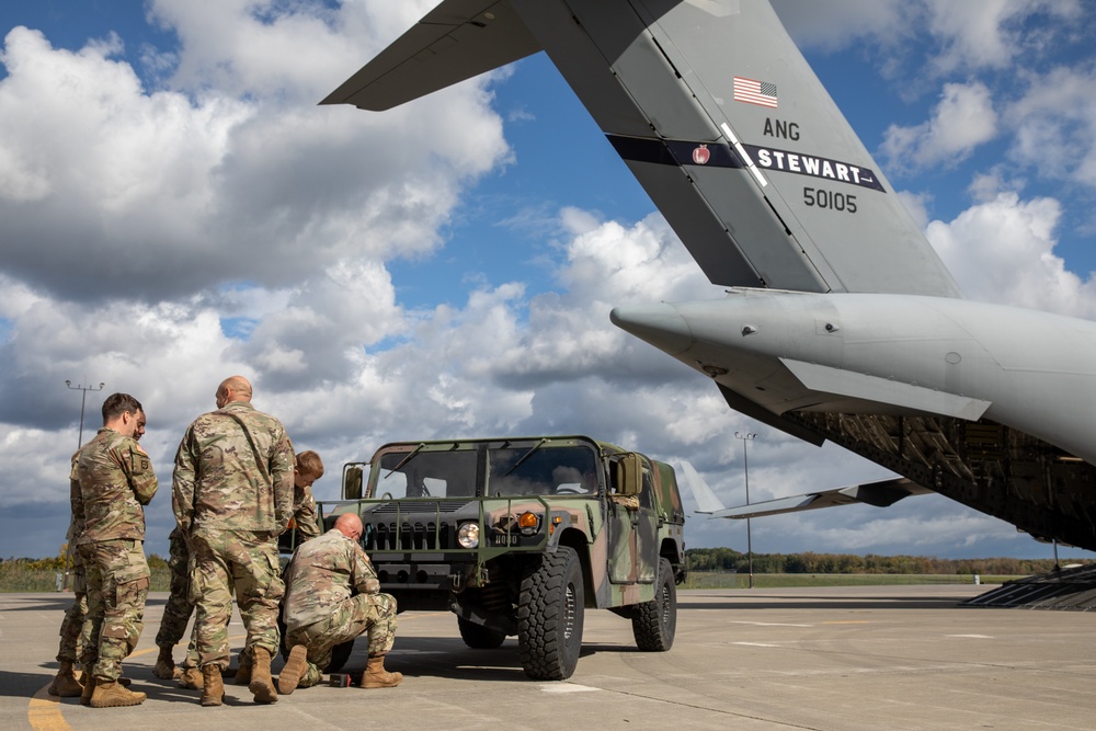 New York National Guard Soldiers deploy to Florida