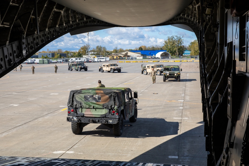 New York National Guard Soldiers deploy to Florida