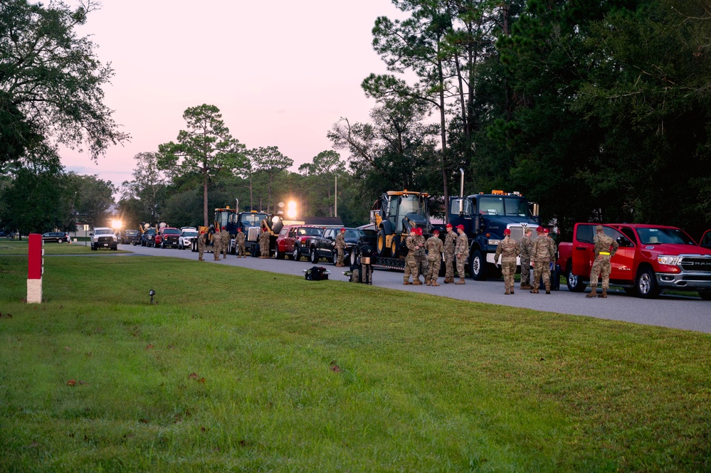 Florida Guard RED HORSE saddles up for Hurricane Milton relief