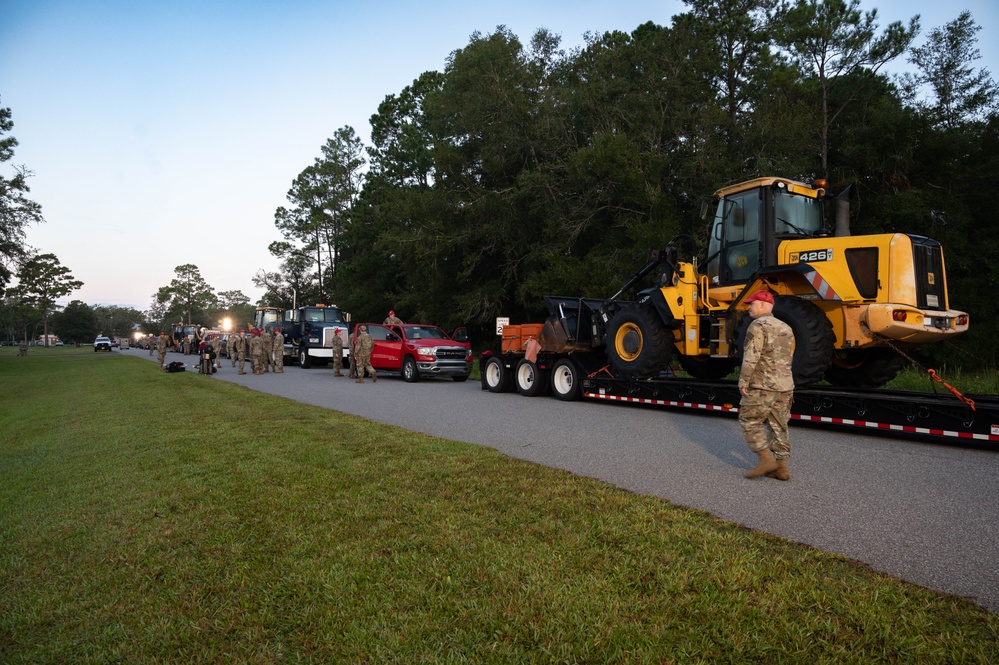 Florida Guard RED HORSE saddles up for Hurricane Milton relief