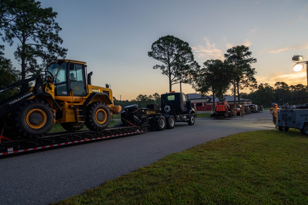 Florida Guard RED HORSE saddles up for Hurricane Milton relief