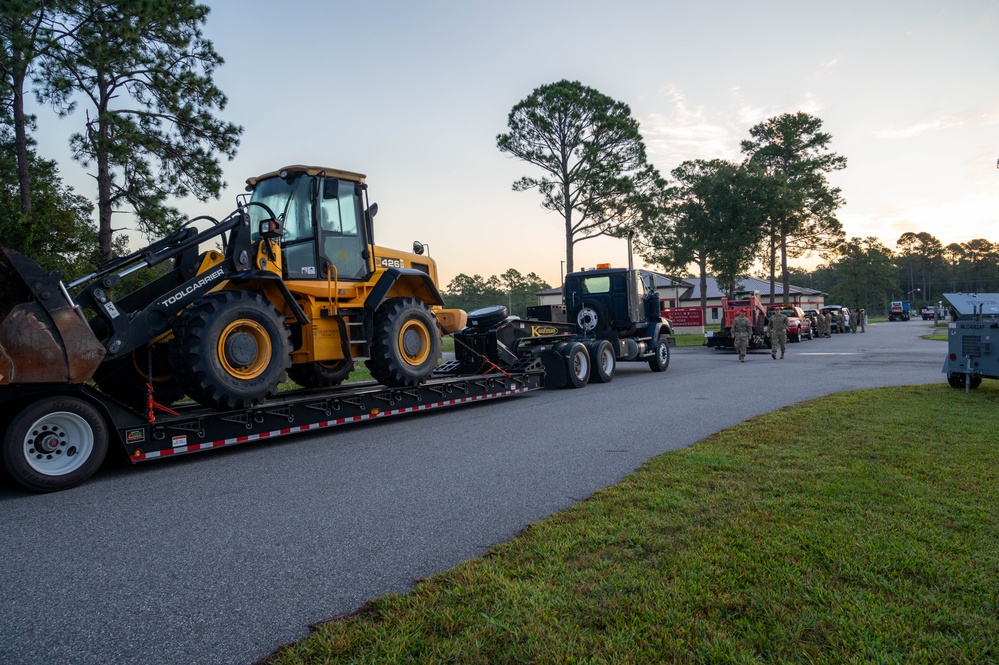 Florida Guard RED HORSE saddles up for Hurricane Milton relief