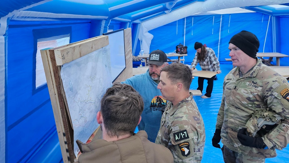 Screaming Eagles Support Road Clearance