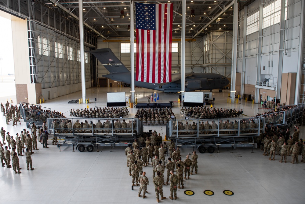 CSAF, CMSAF discuss reoptimization and mobility ops in contested environment at Travis AFB 