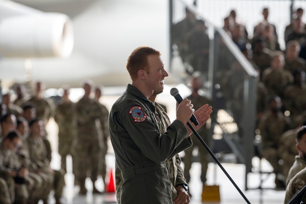 CSAF, CMSAF discuss reoptimization and mobility ops in contested environment at Travis AFB 