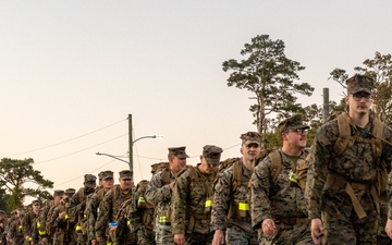 2nd Medical Battalion Conducts Six- Mile Hike